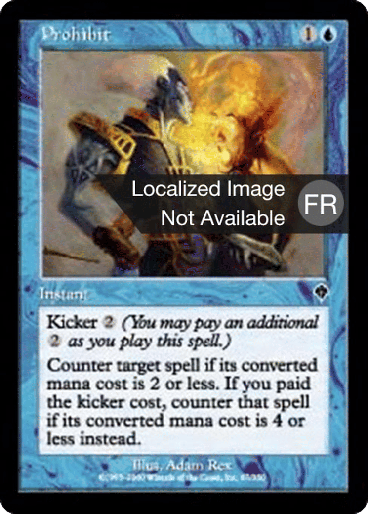 Prohibition — Invasion — Magic: The Gathering