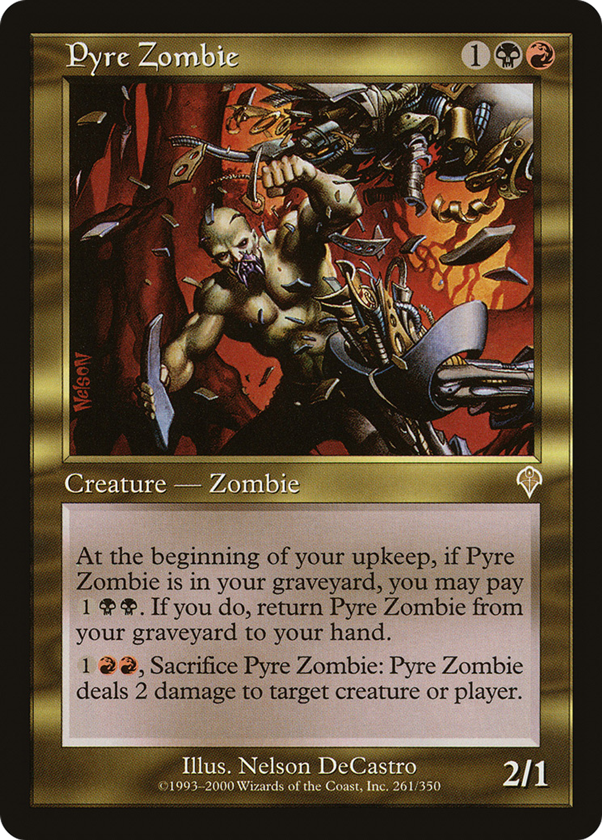 Zombie des bûchers — Invasion — Magic: The Gathering