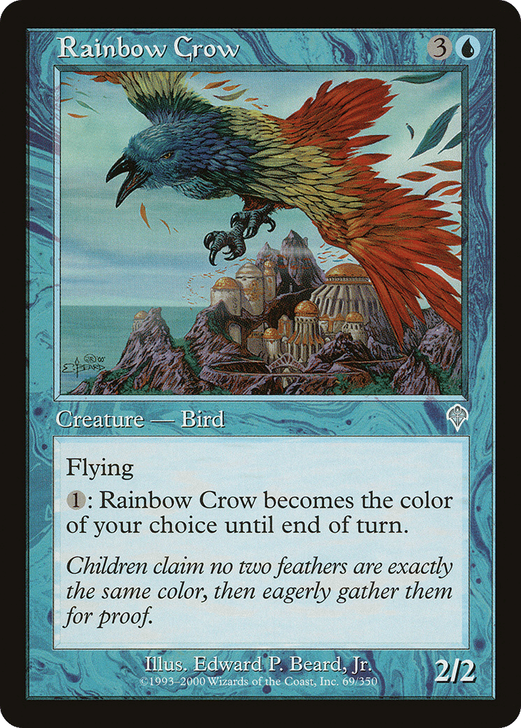 Rainbow Crow — Invasion — Magic: The Gathering