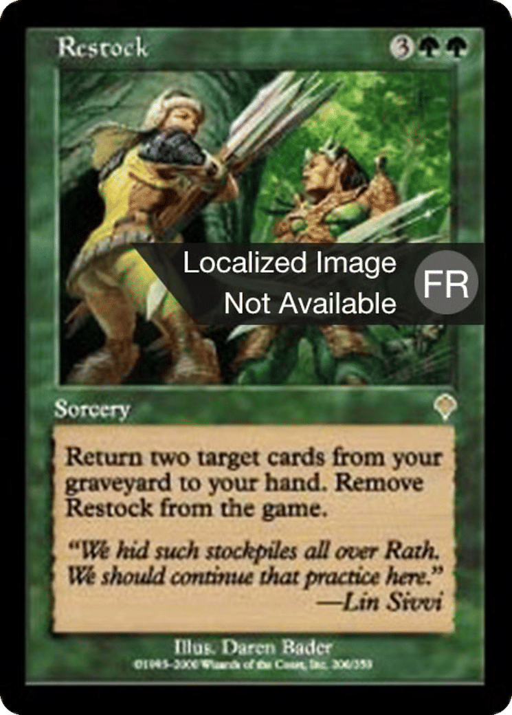 Restockage — Invasion — Magic: The Gathering