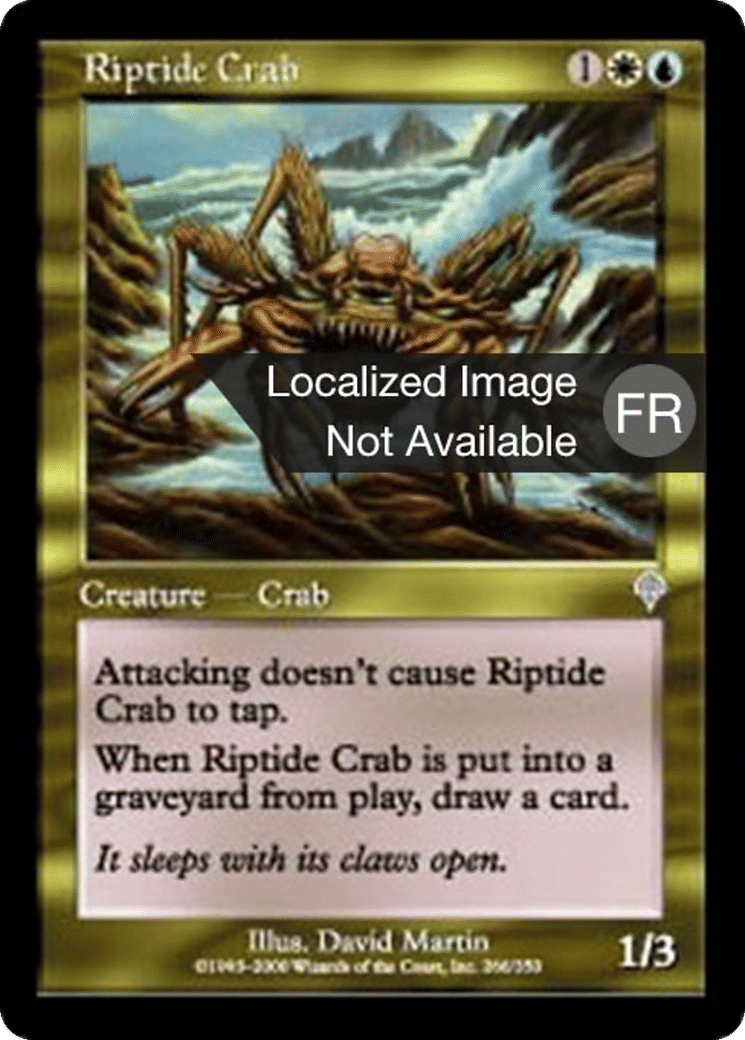 Crabe du reflux — Invasion — Magic: The Gathering