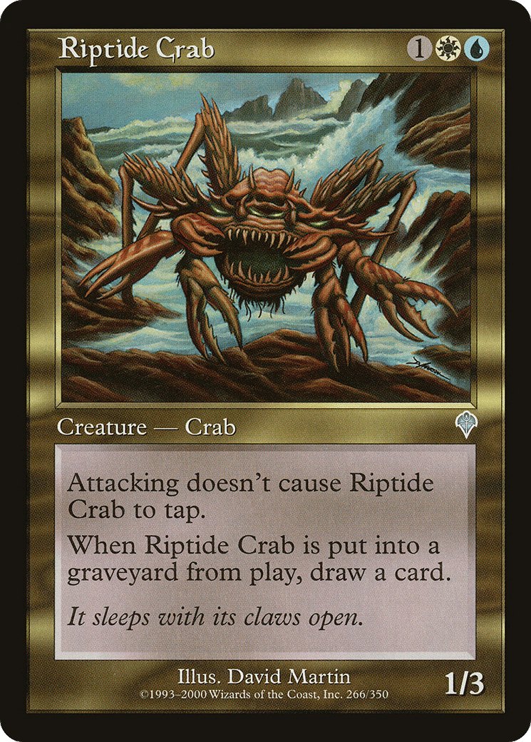 Riptide Crab — Invasion — Magic: The Gathering