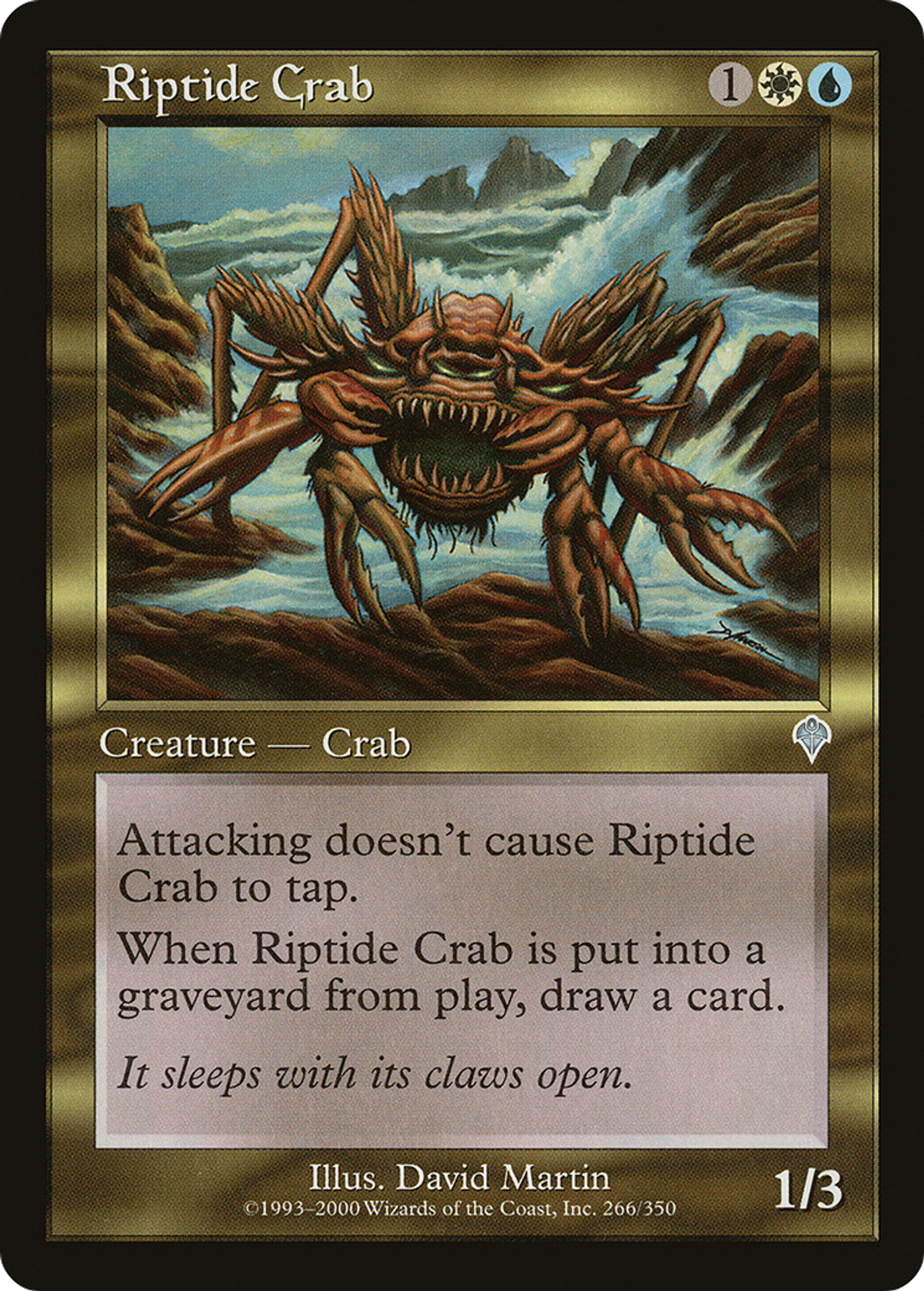 Crabe du reflux — Invasion — Magic: The Gathering