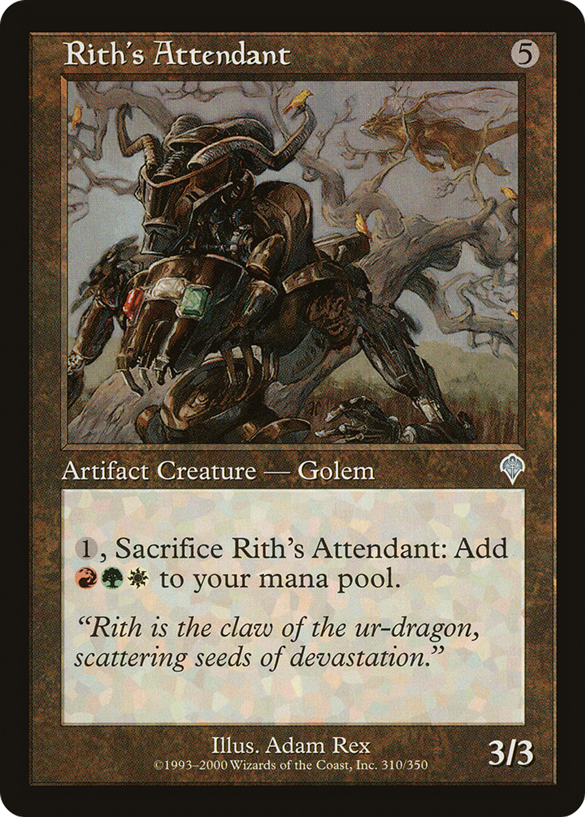 Serviteur de Riss — Invasion — Magic: The Gathering