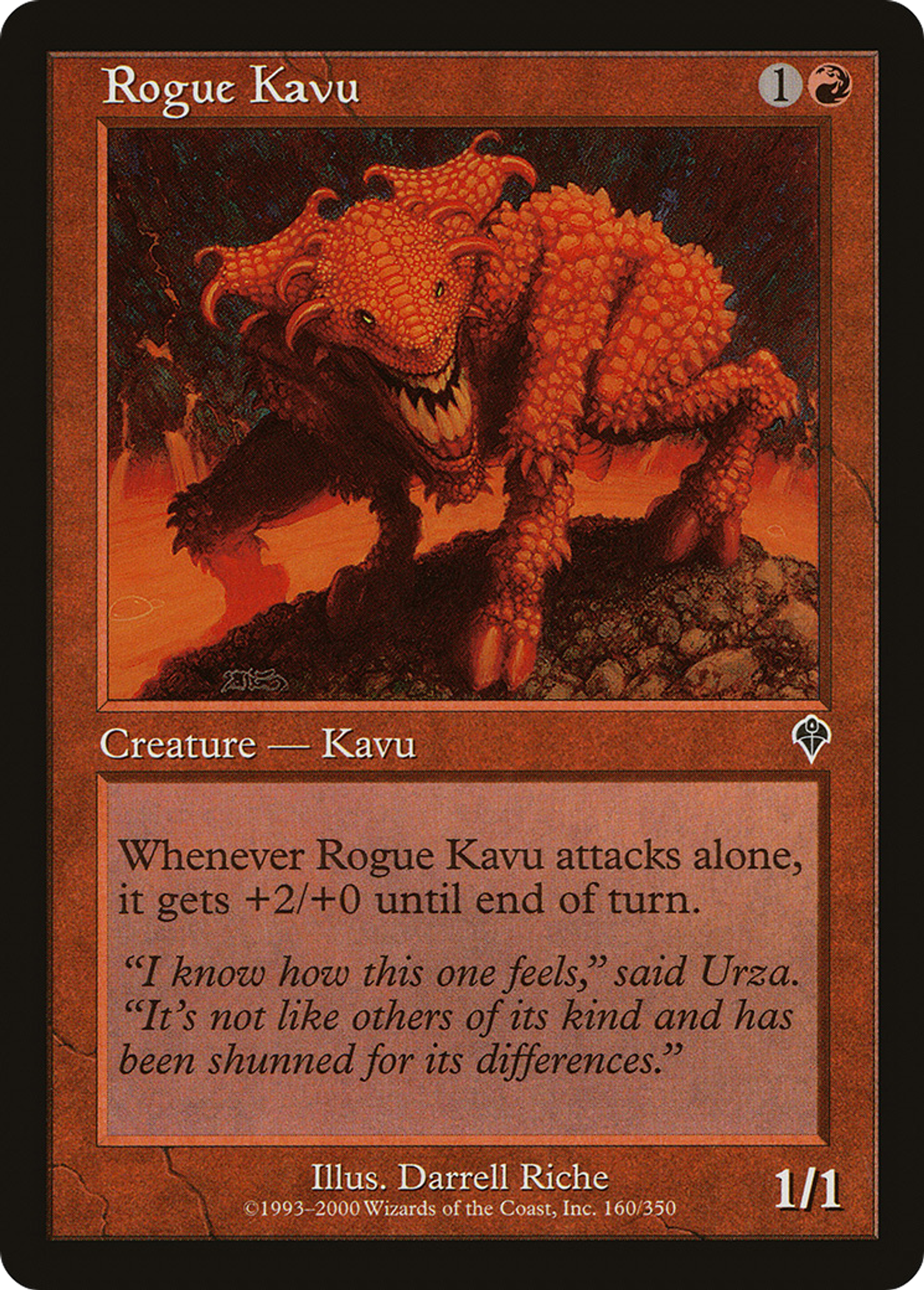 Rogue Kavu — Invasion — Magic: The Gathering