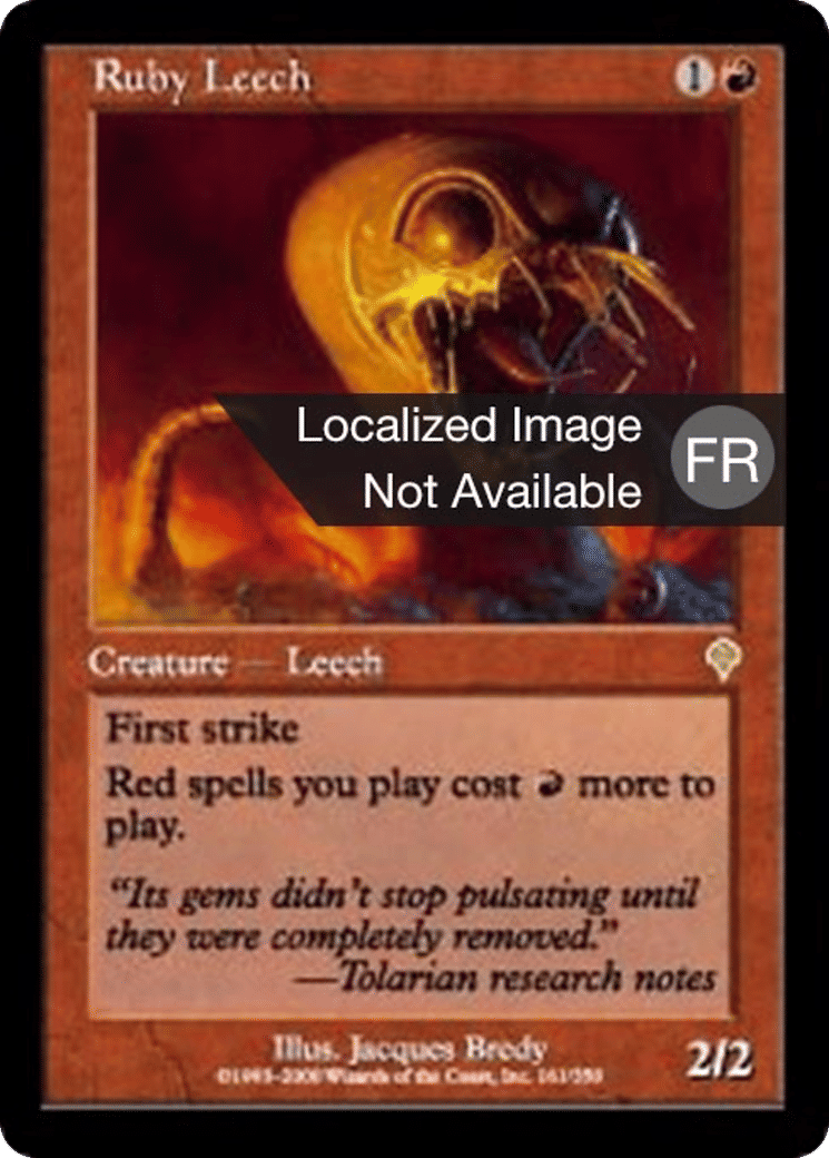 Sangsue de rubis — Invasion — Magic: The Gathering