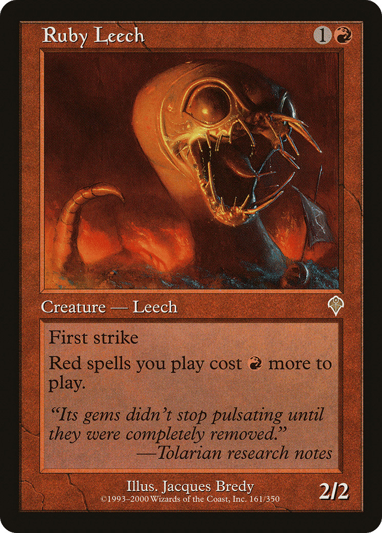 Ruby Leech — Invasion — Magic: The Gathering