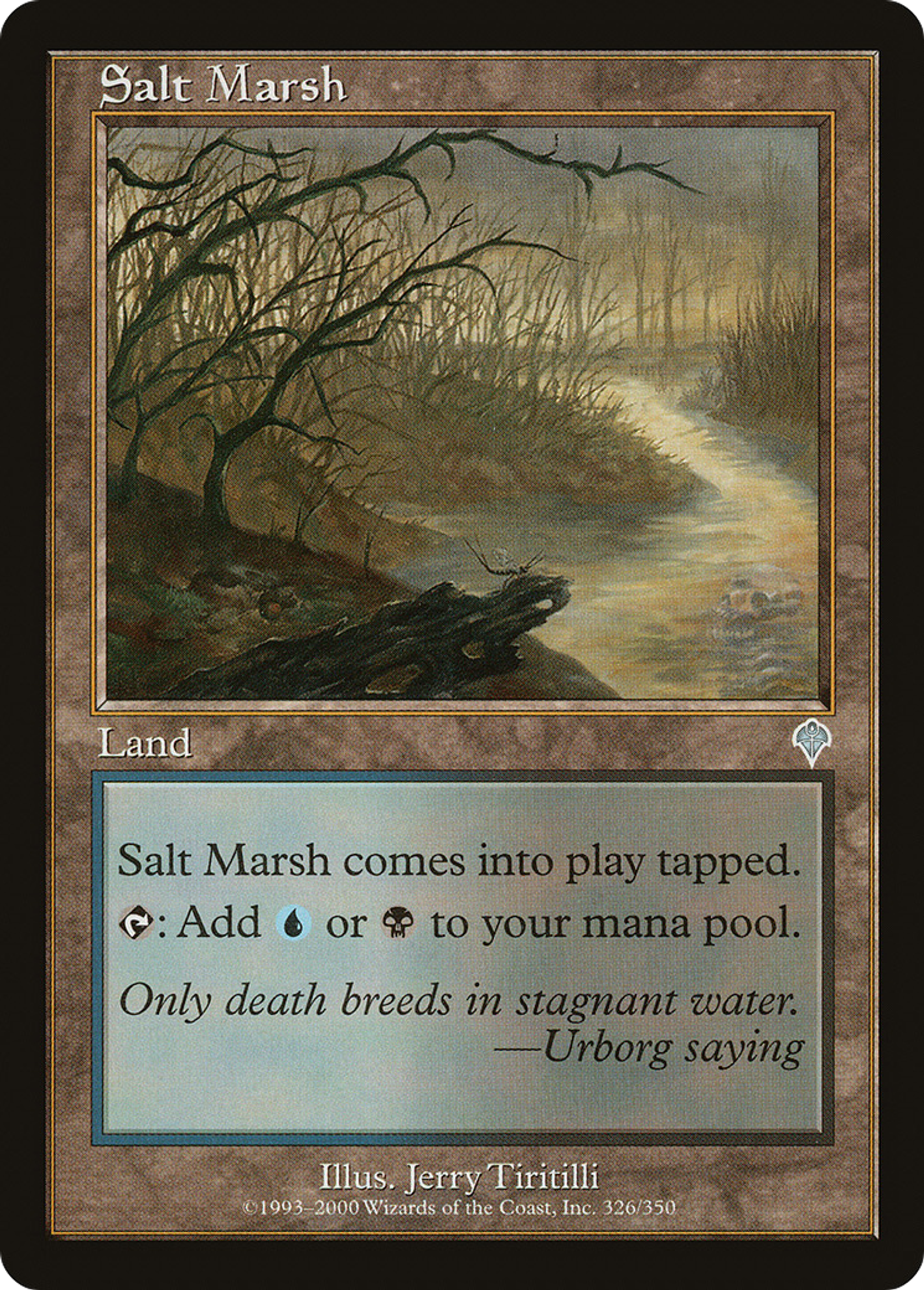 Salt Marsh — Invasion — Magic: The Gathering