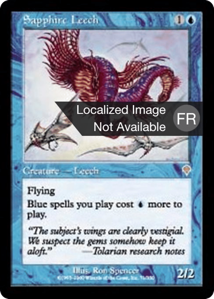 Sangsue de saphir — Invasion — Magic: The Gathering
