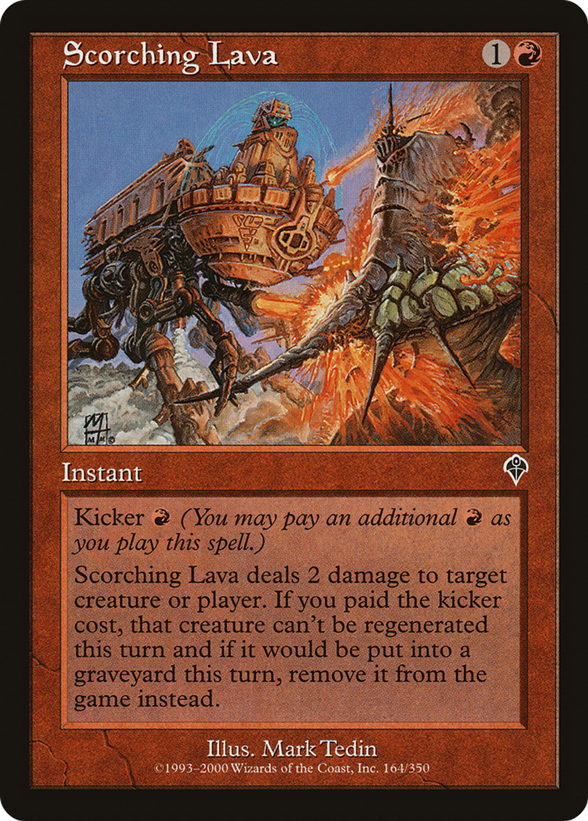 Scorching Lava — Invasion — Magic: The Gathering