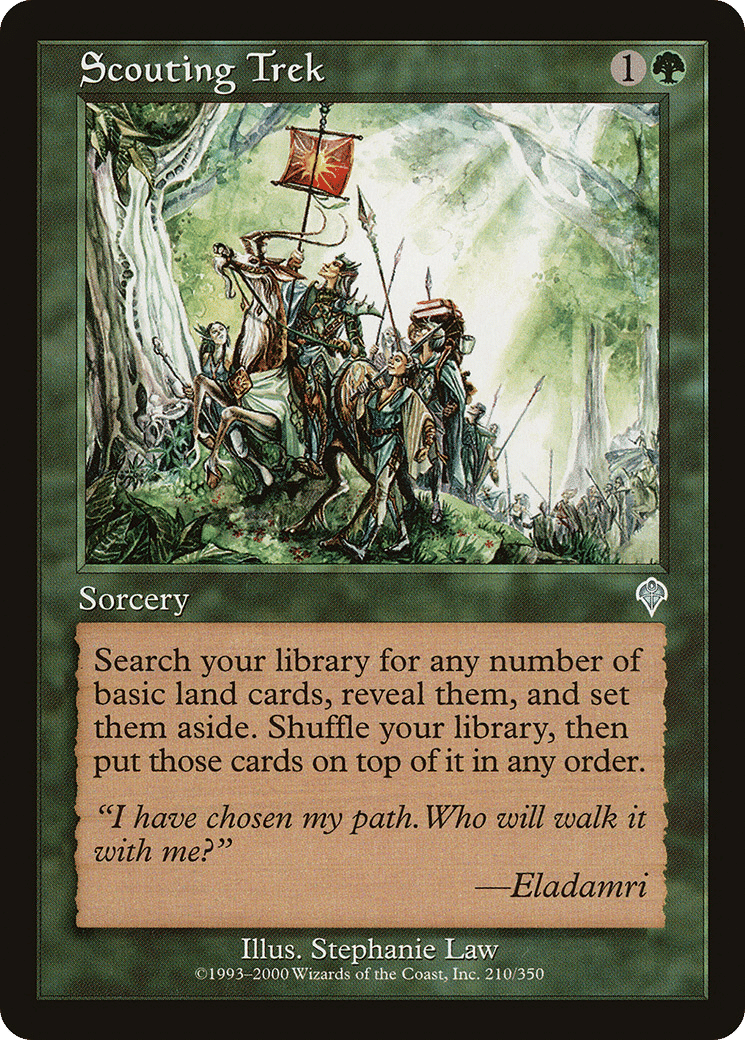 Scouting Trek — Invasion — Magic: The Gathering