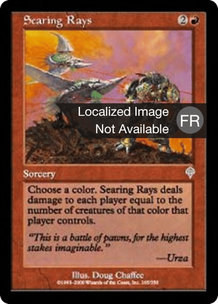 Rayons de feu — Invasion — Magic: The Gathering