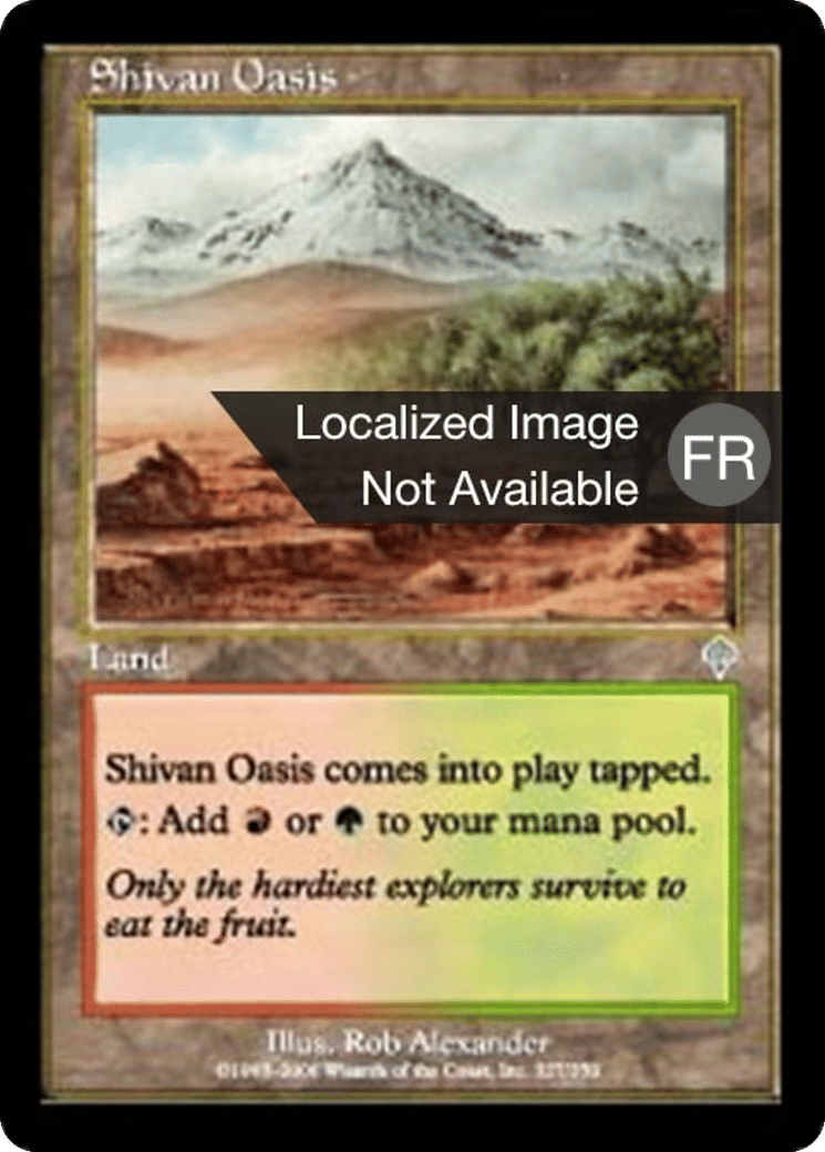 Oasis shivâne — Invasion — Magic: The Gathering