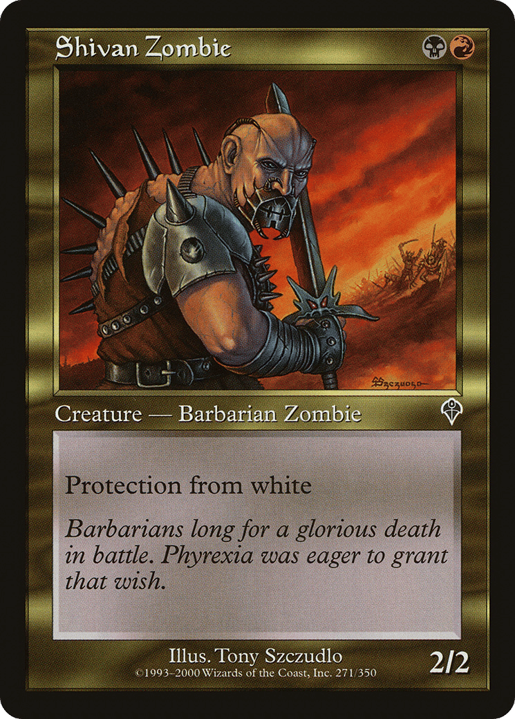 Shivan Zombie — Invasion — Magic: The Gathering