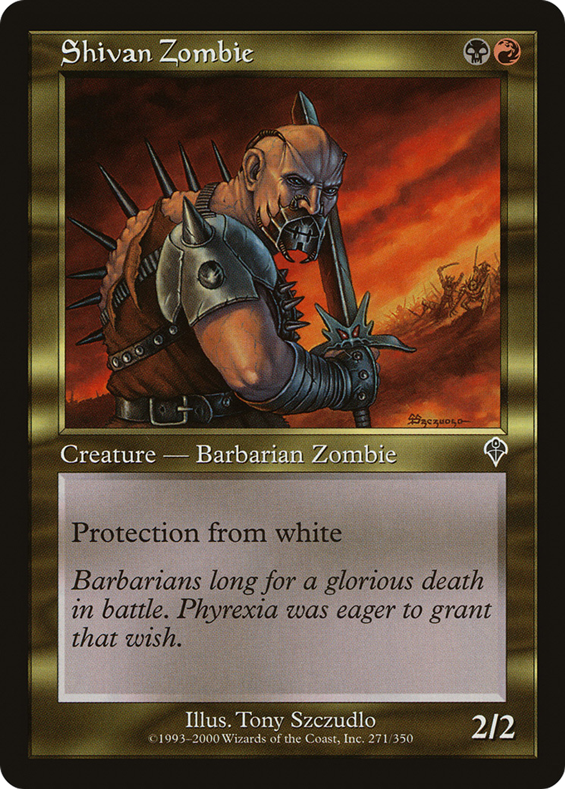 Shivan Zombie — Invasion — Magic: The Gathering