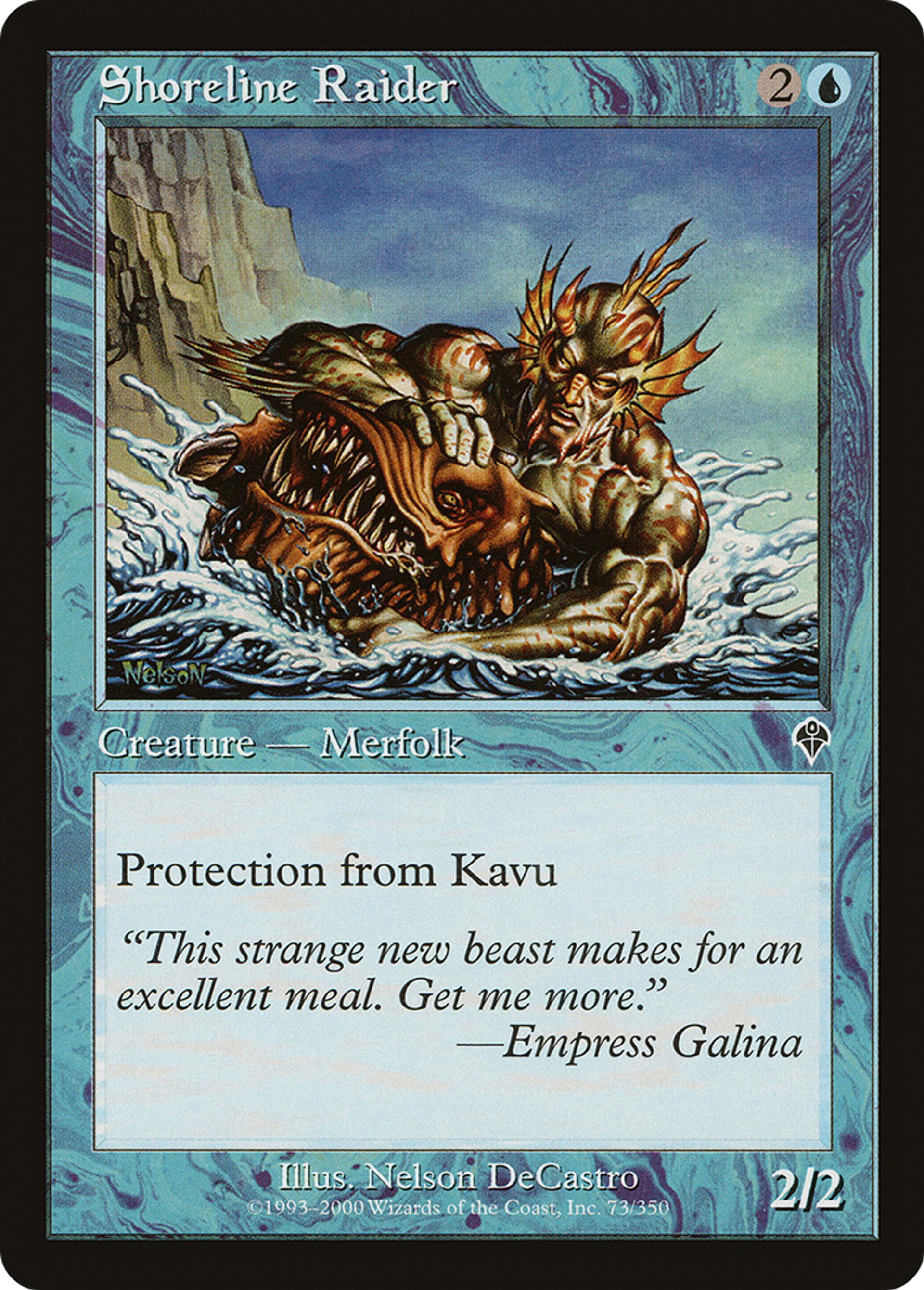 Shoreline Raider — Invasion — Magic: The Gathering