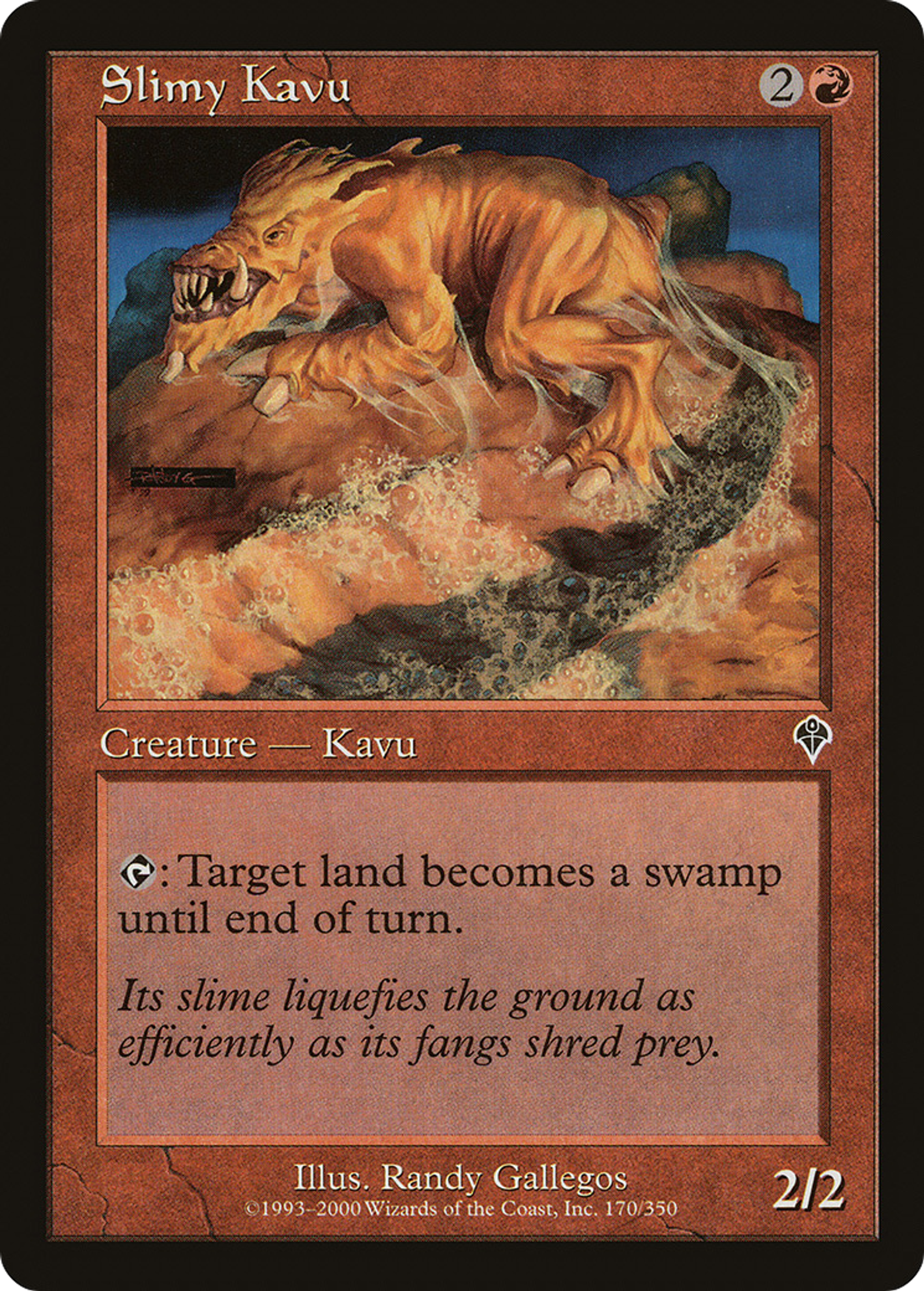 Slimy Kavu — Invasion — Magic: The Gathering