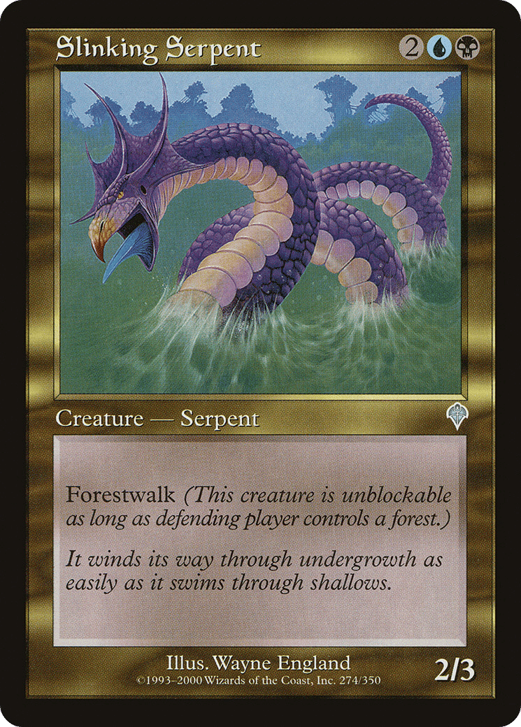 Slinking Serpent — Invasion — Magic: The Gathering