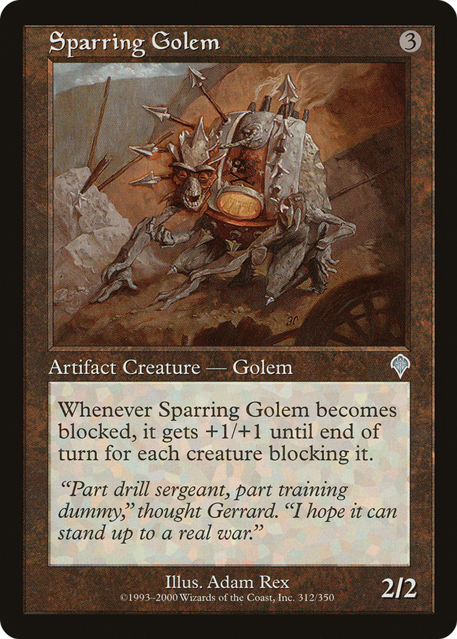 Golem d'entraînement — Invasion — Magic: The Gathering