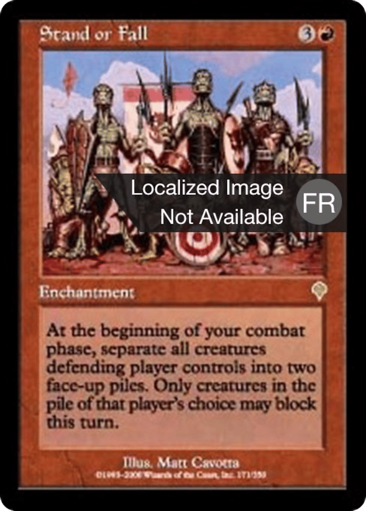 Tenir ou tomber — Invasion — Magic: The Gathering