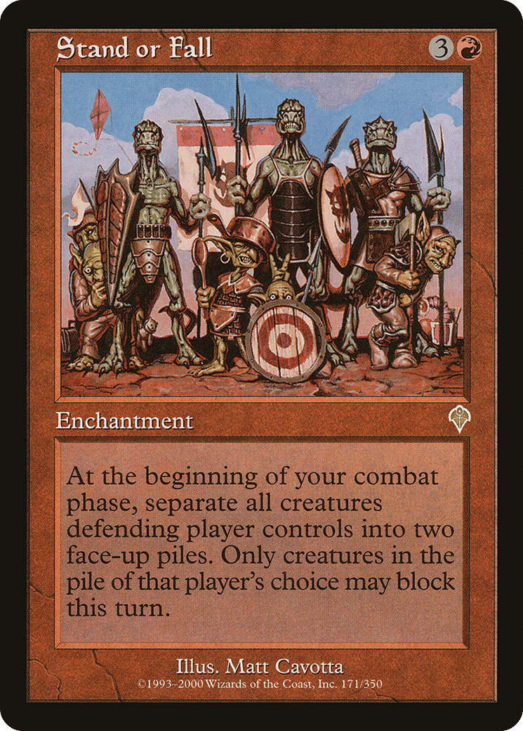 Stand or Fall — Invasion — Magic: The Gathering