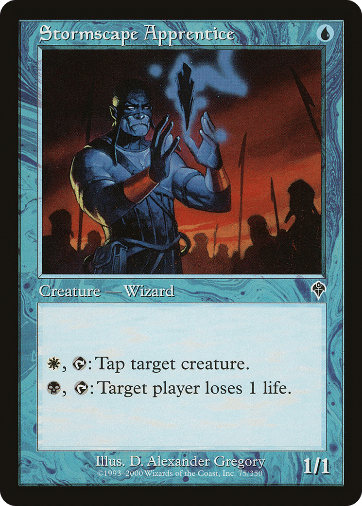 Stormscape Apprentice — Invasion — Magic: The Gathering