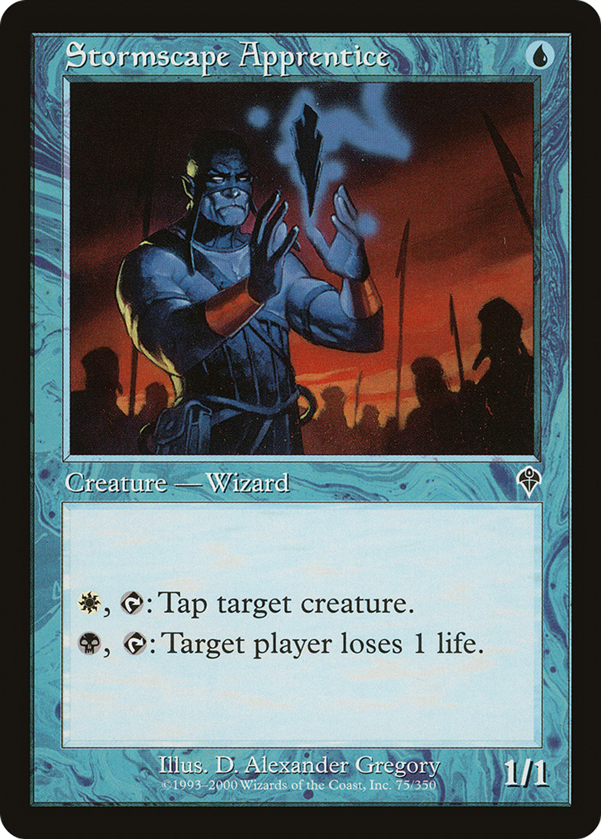 Stormscape Apprentice — Invasion — Magic: The Gathering