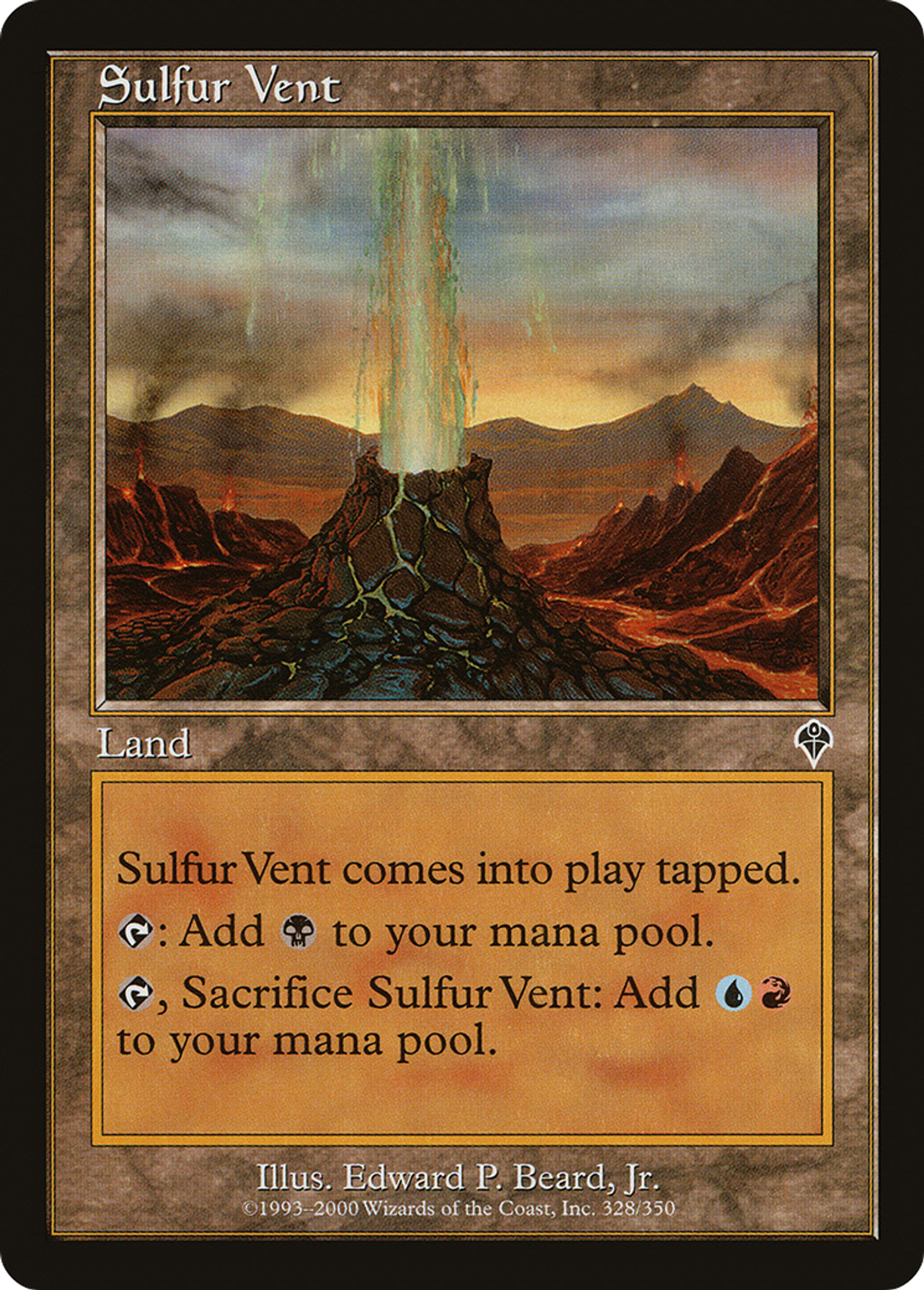 Geyser de soufre — Invasion — Magic: The Gathering