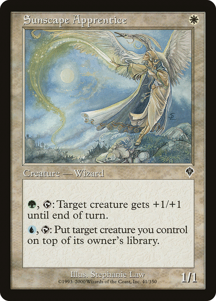 Sunscape Apprentice — Invasion — Magic: The Gathering