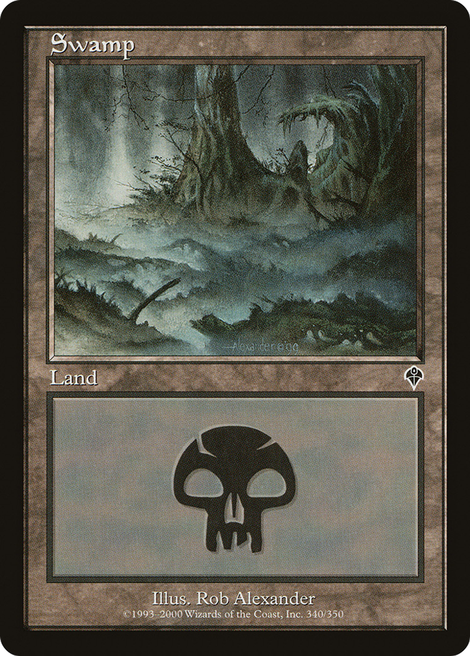 Swamp — Invasion — Magic: The Gathering