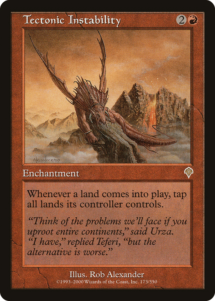 Tectonic Instability — Invasion — Magic: The Gathering