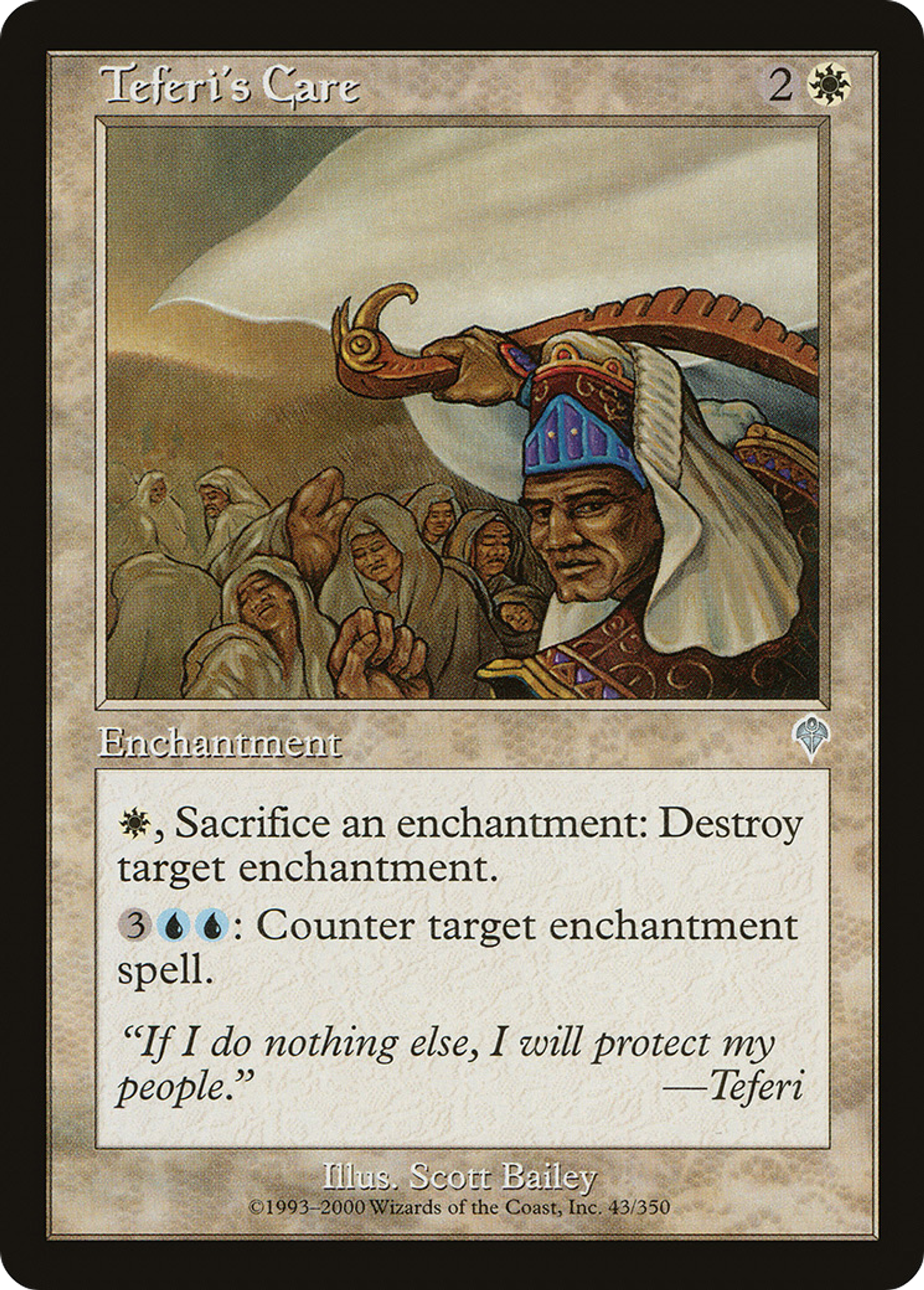 Teferi's Care — Invasion — Magic: The Gathering