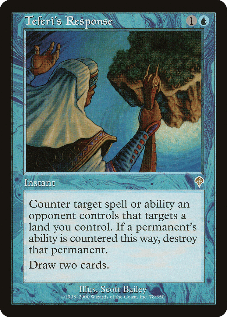 Teferi's Response — Invasion — Magic: The Gathering