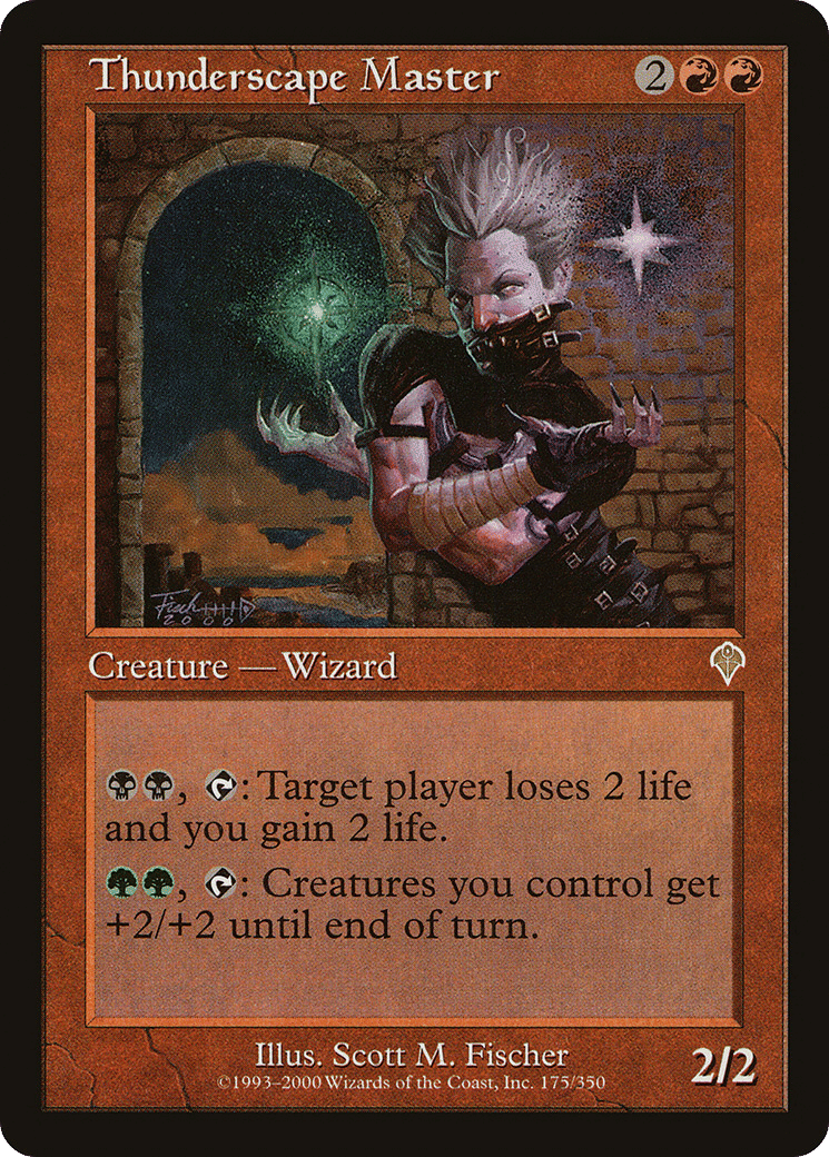 Thunderscape Master — Invasion — Magic: The Gathering