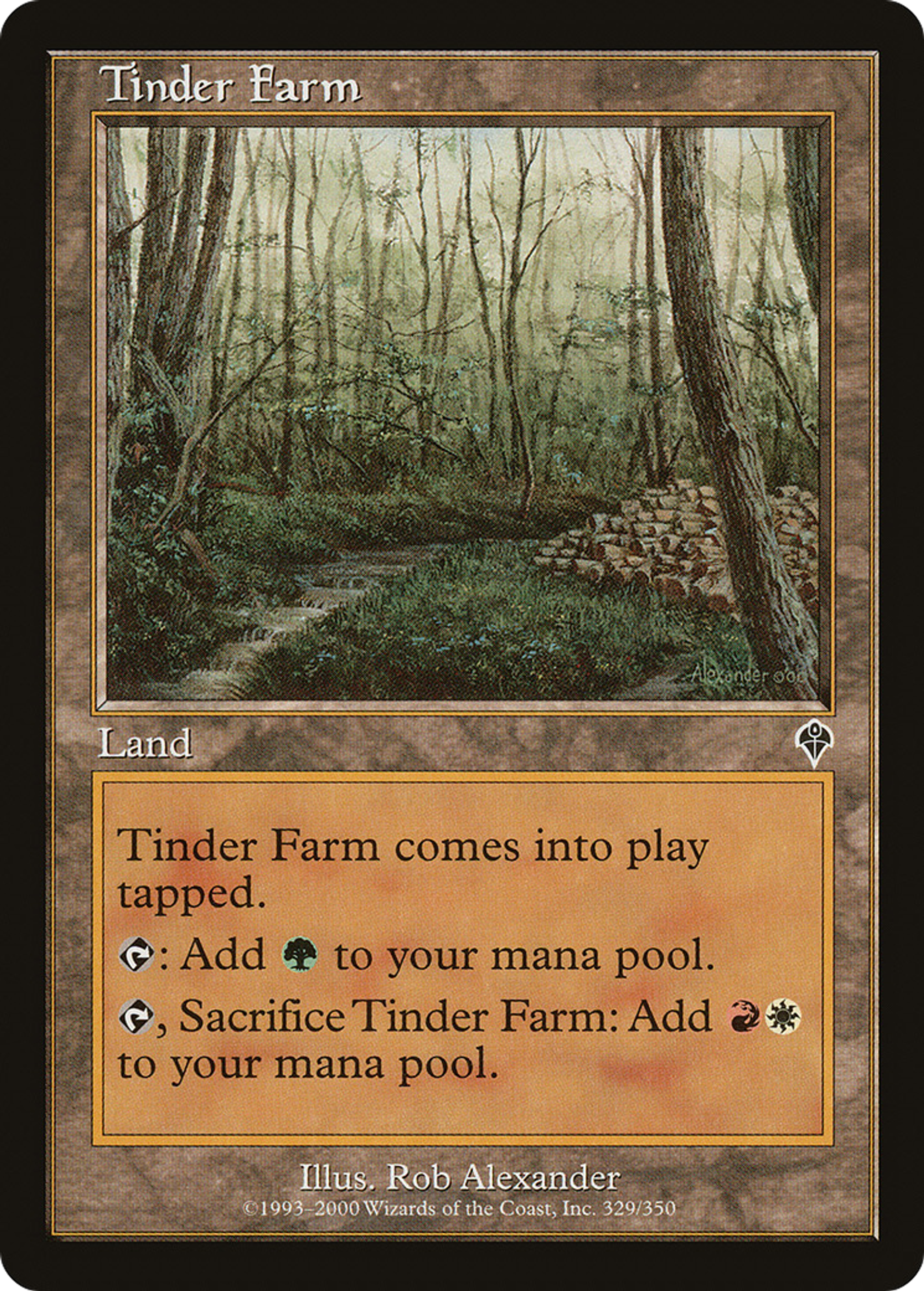 Tinder Farm — Invasion — Magic: The Gathering