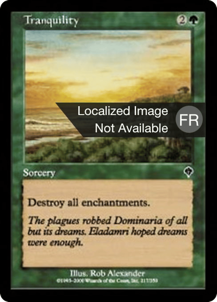 Tranquillité — Invasion — Magic: The Gathering