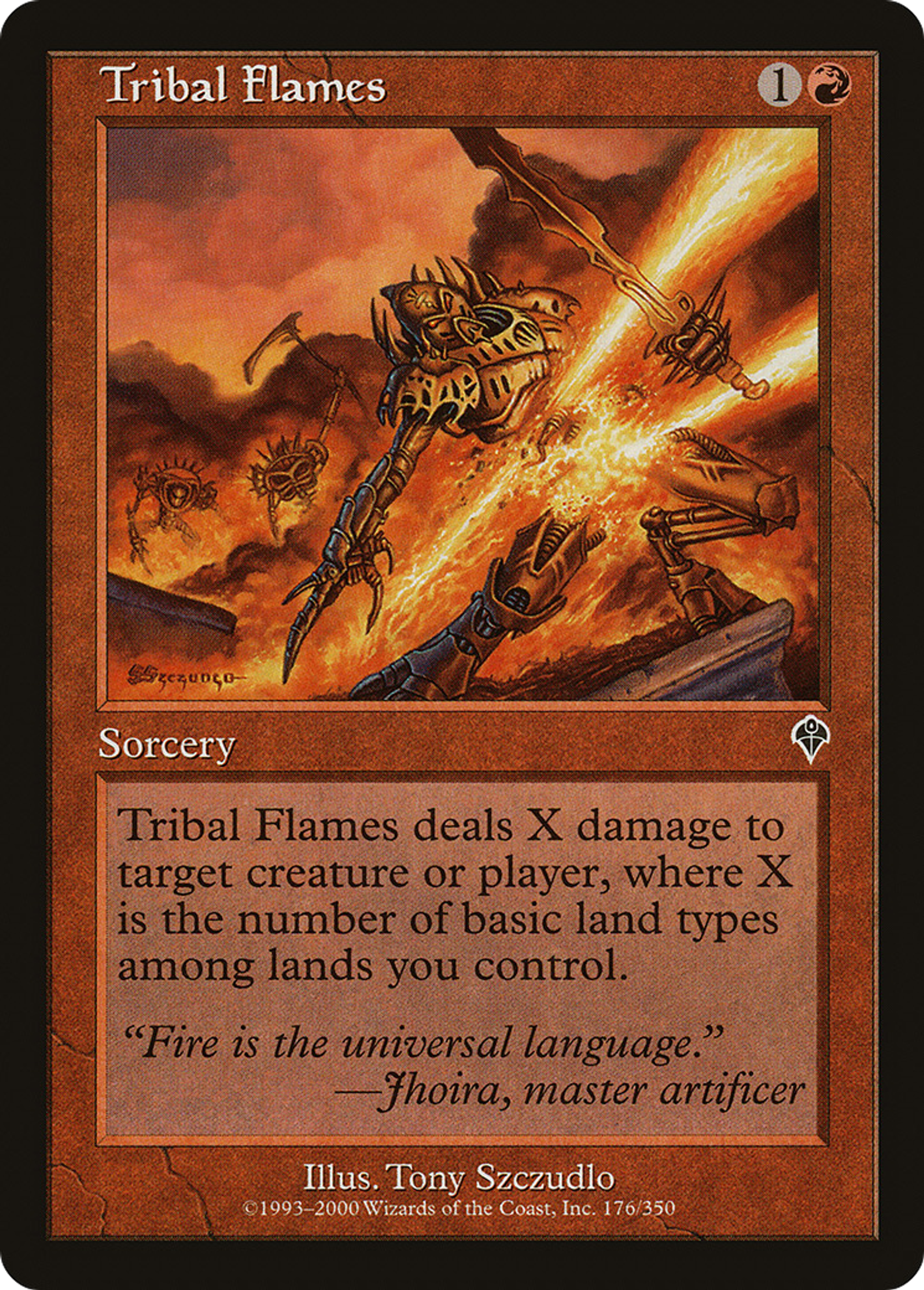 Flammes tribales — Invasion — Magic: The Gathering