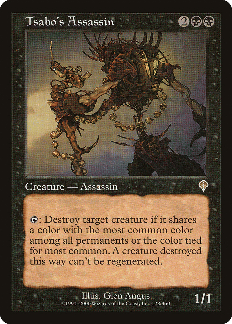 Tsabo's Assassin — Invasion — Magic: The Gathering