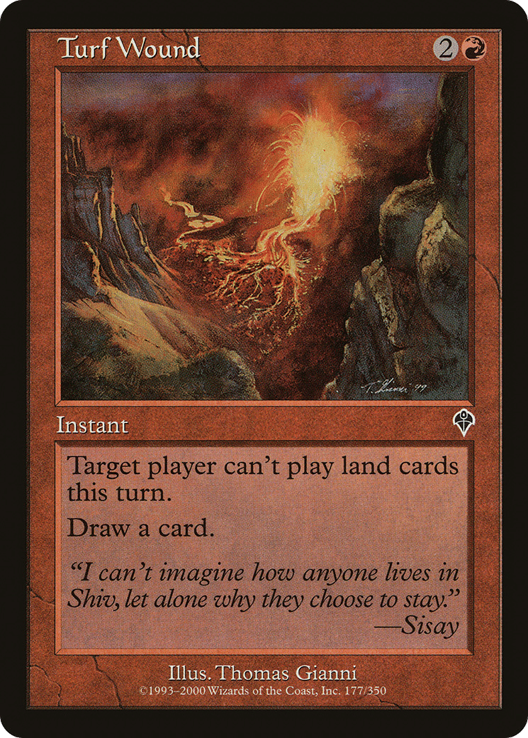 Turf Wound — Invasion — Magic: The Gathering