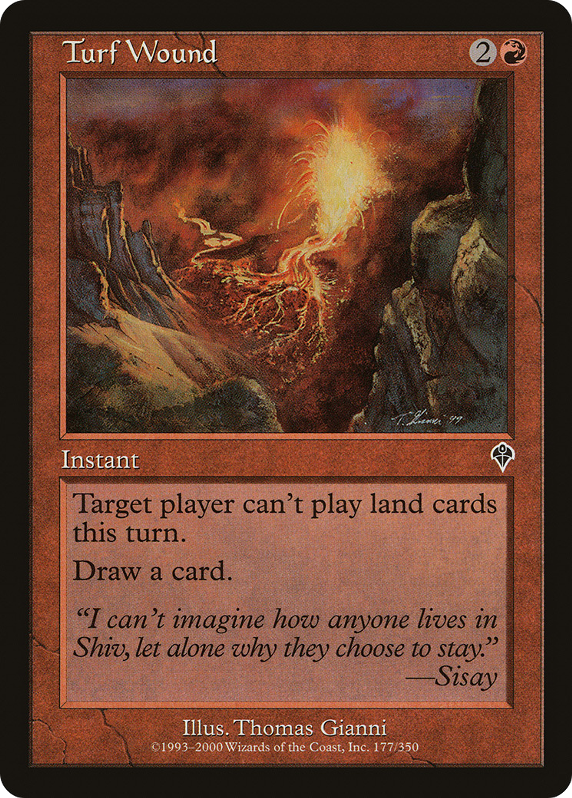 Turf Wound — Invasion — Magic: The Gathering