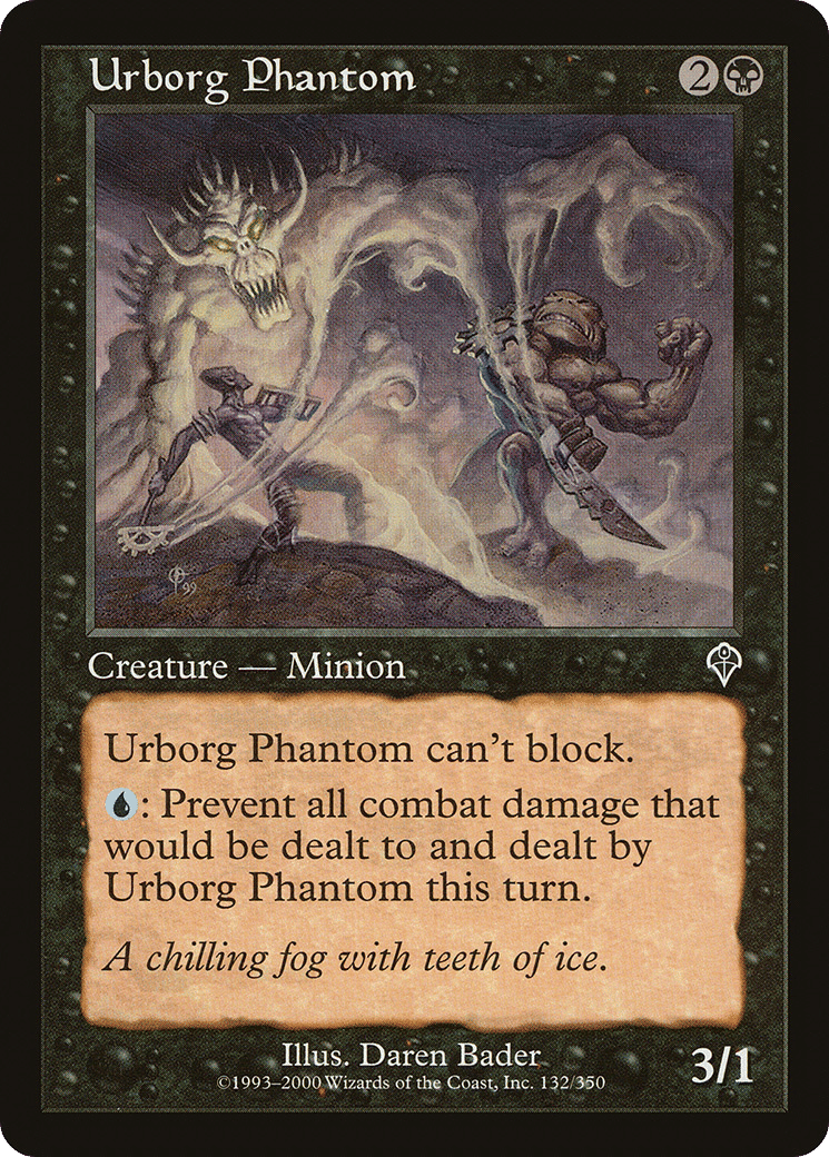 Urborg Phantom — Invasion — Magic: The Gathering