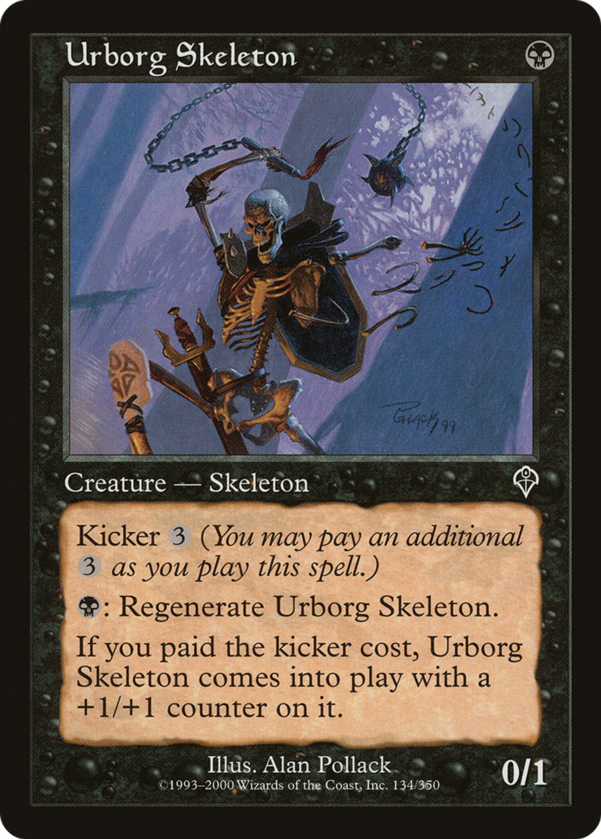 Squelette d'Urborg — Invasion — Magic: The Gathering