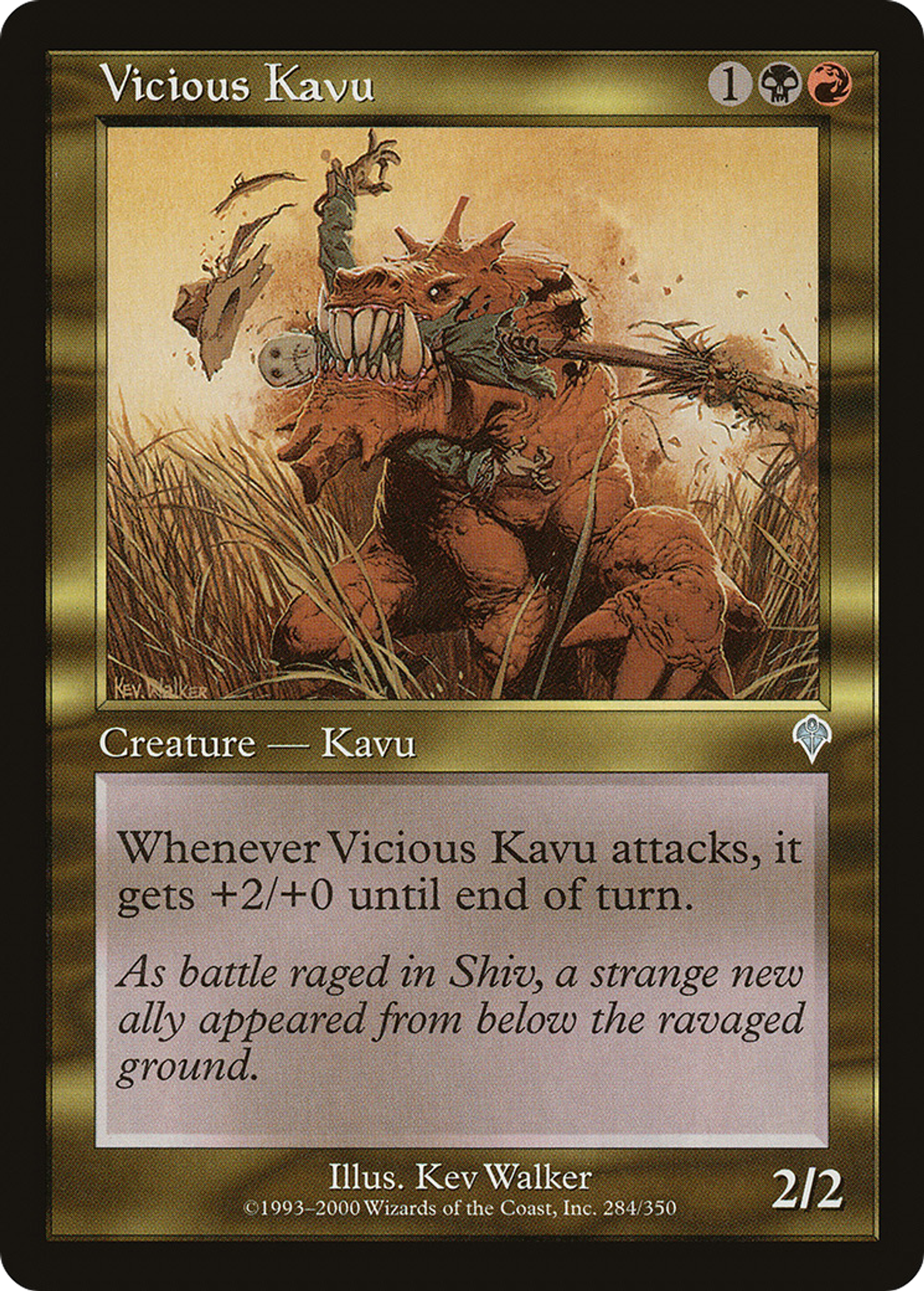 Kavru vicieux — Invasion — Magic: The Gathering