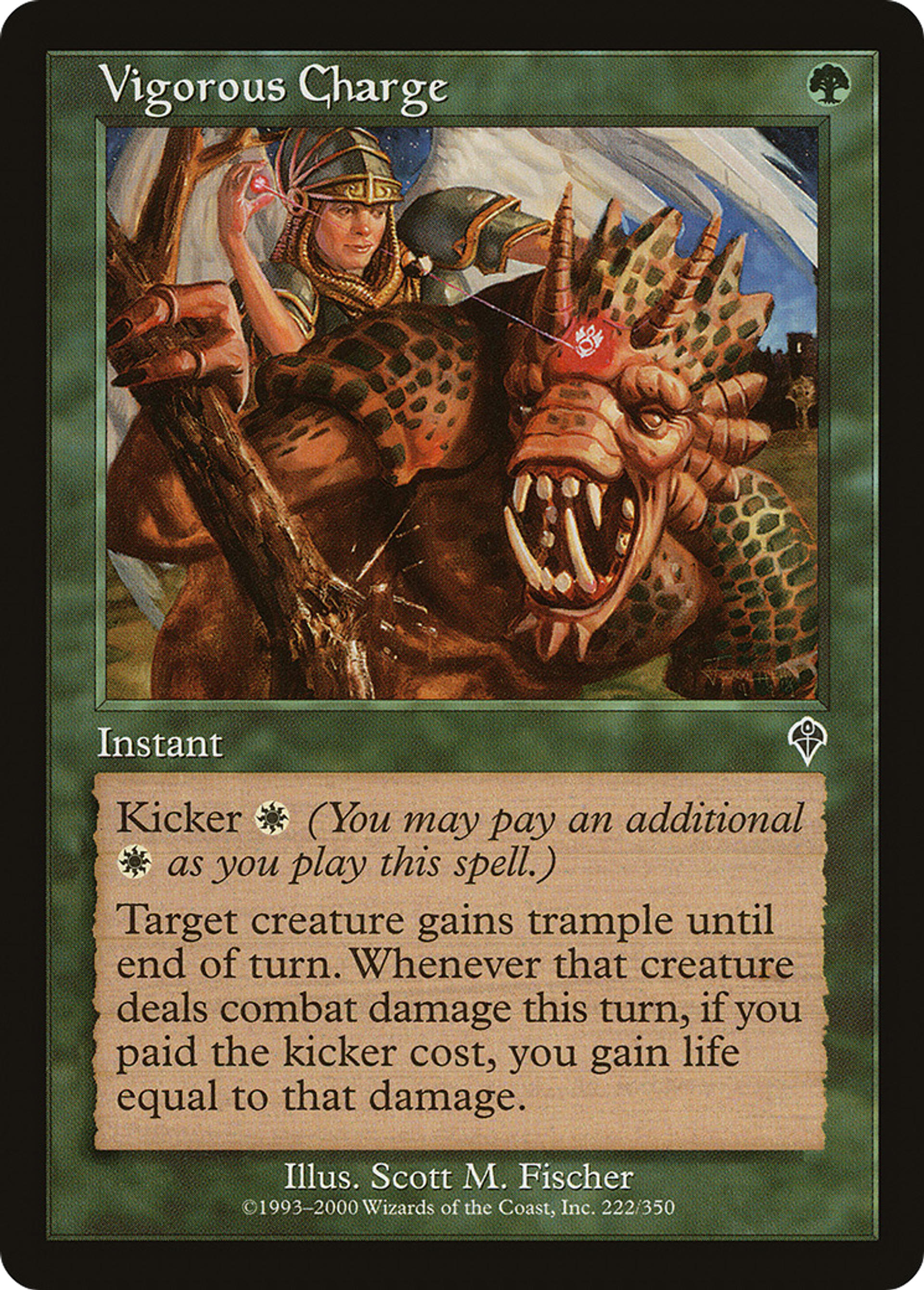 Charge vigoureuse — Invasion — Magic: The Gathering