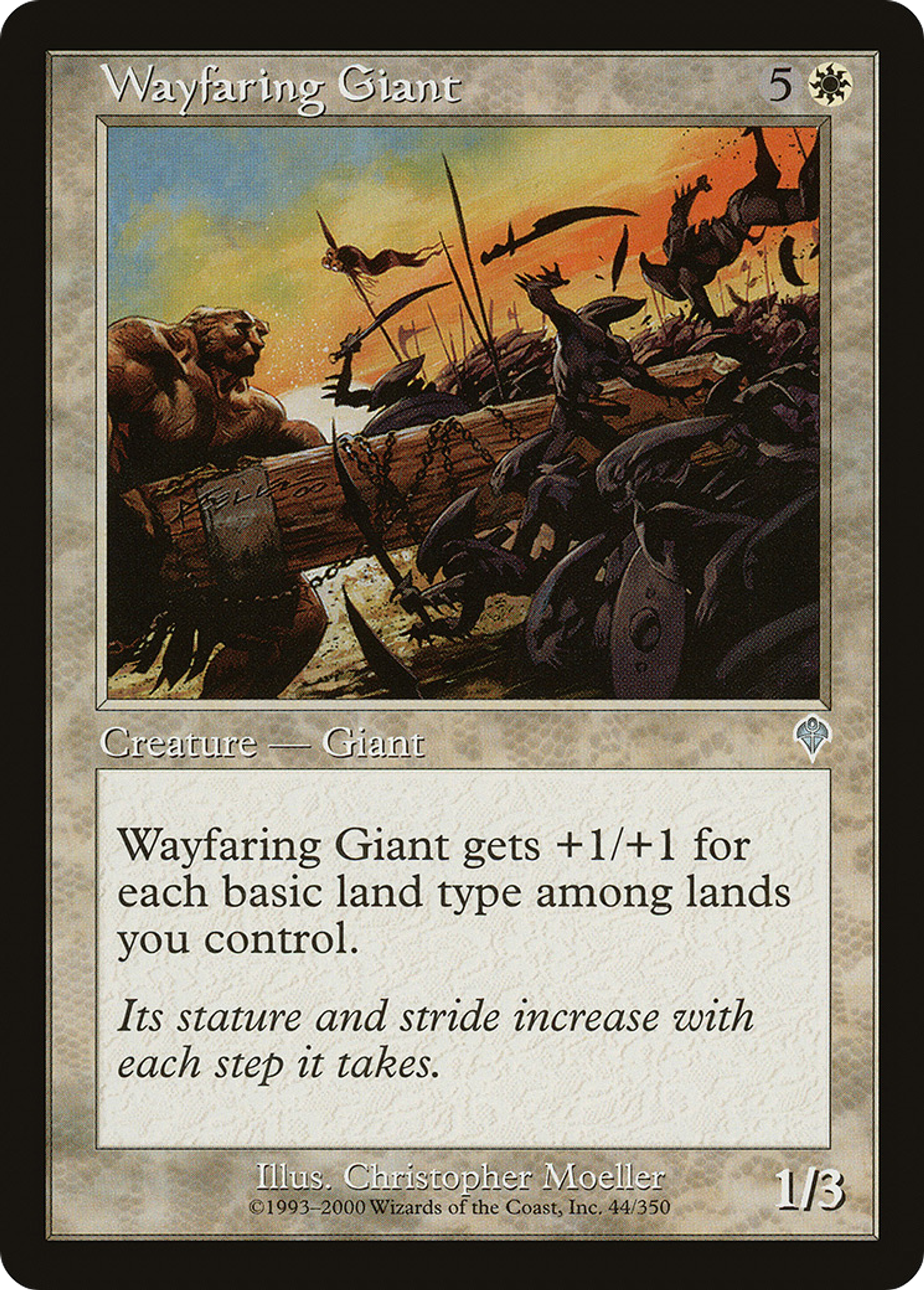 Wayfaring Giant — Invasion — Magic: The Gathering