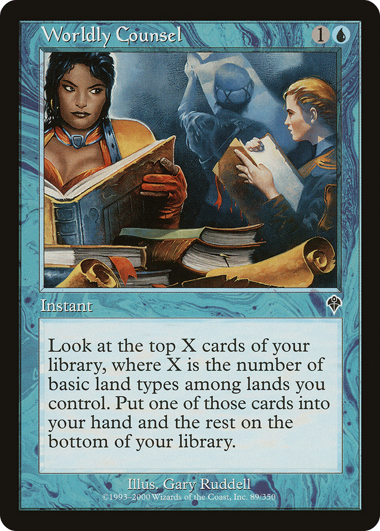 Worldly Counsel — Invasion — Magic: The Gathering