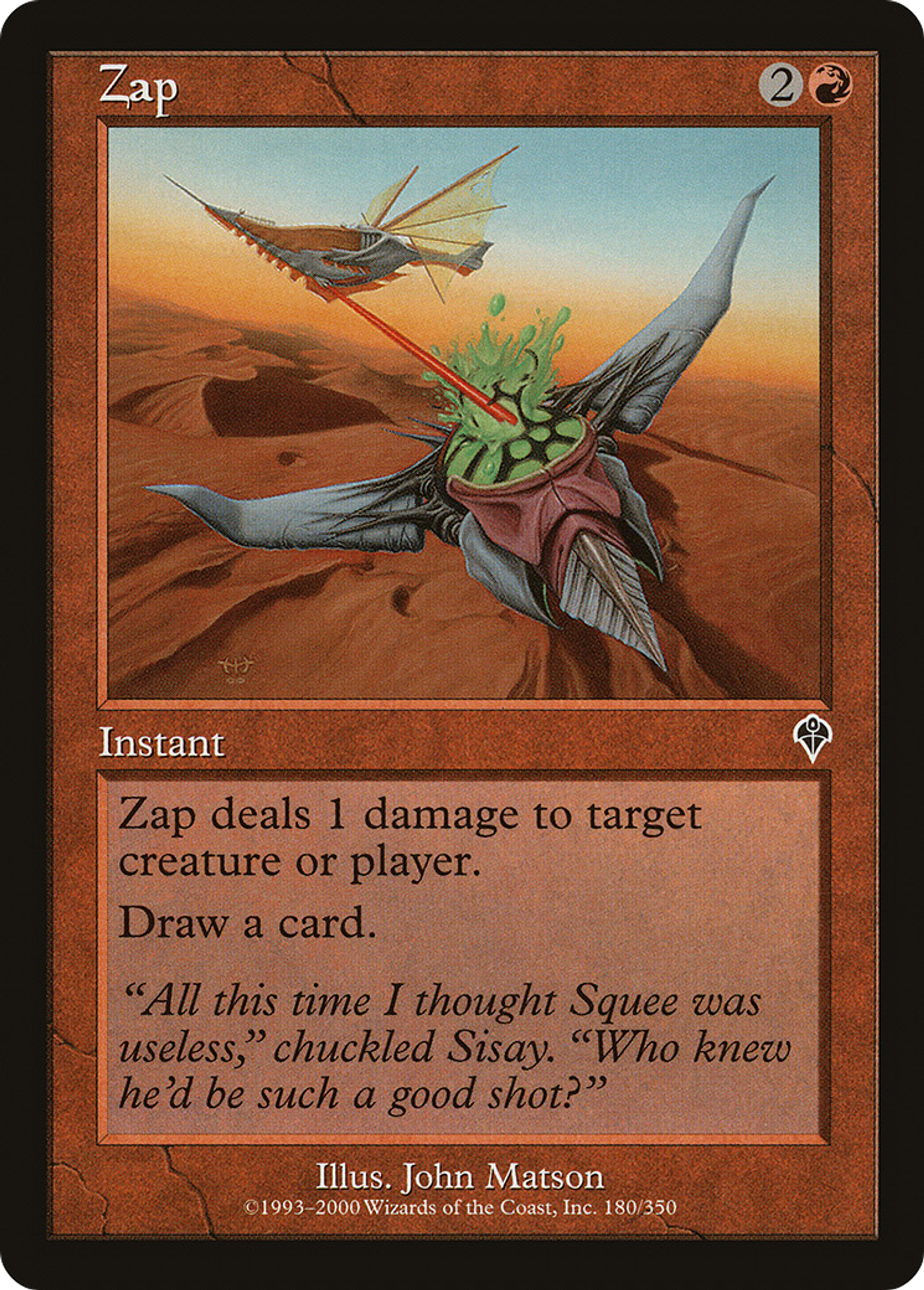 Zap — Invasion — Magic: The Gathering