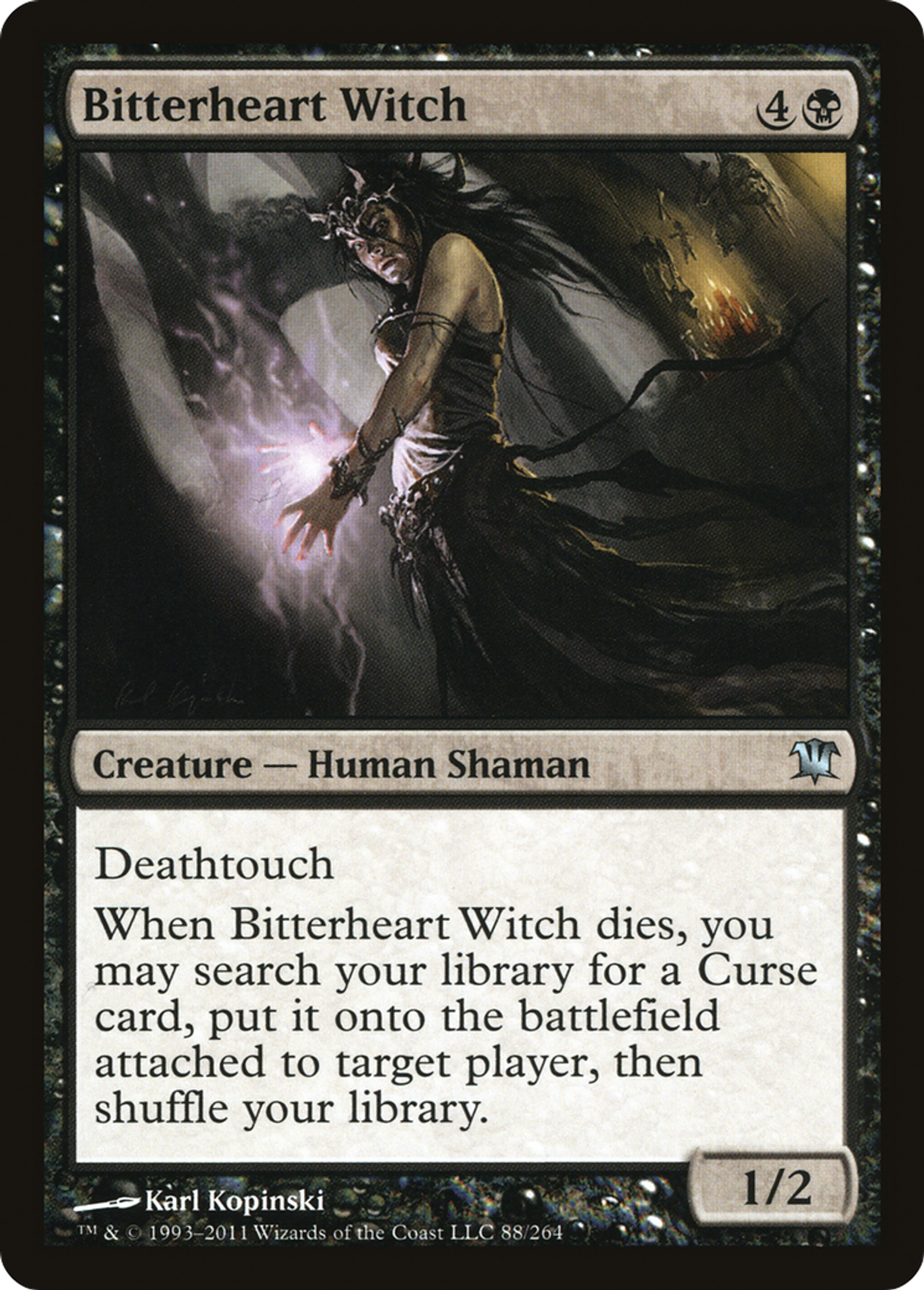 Envoûteuse au cœur amer — Innistrad — Magic: The Gathering
