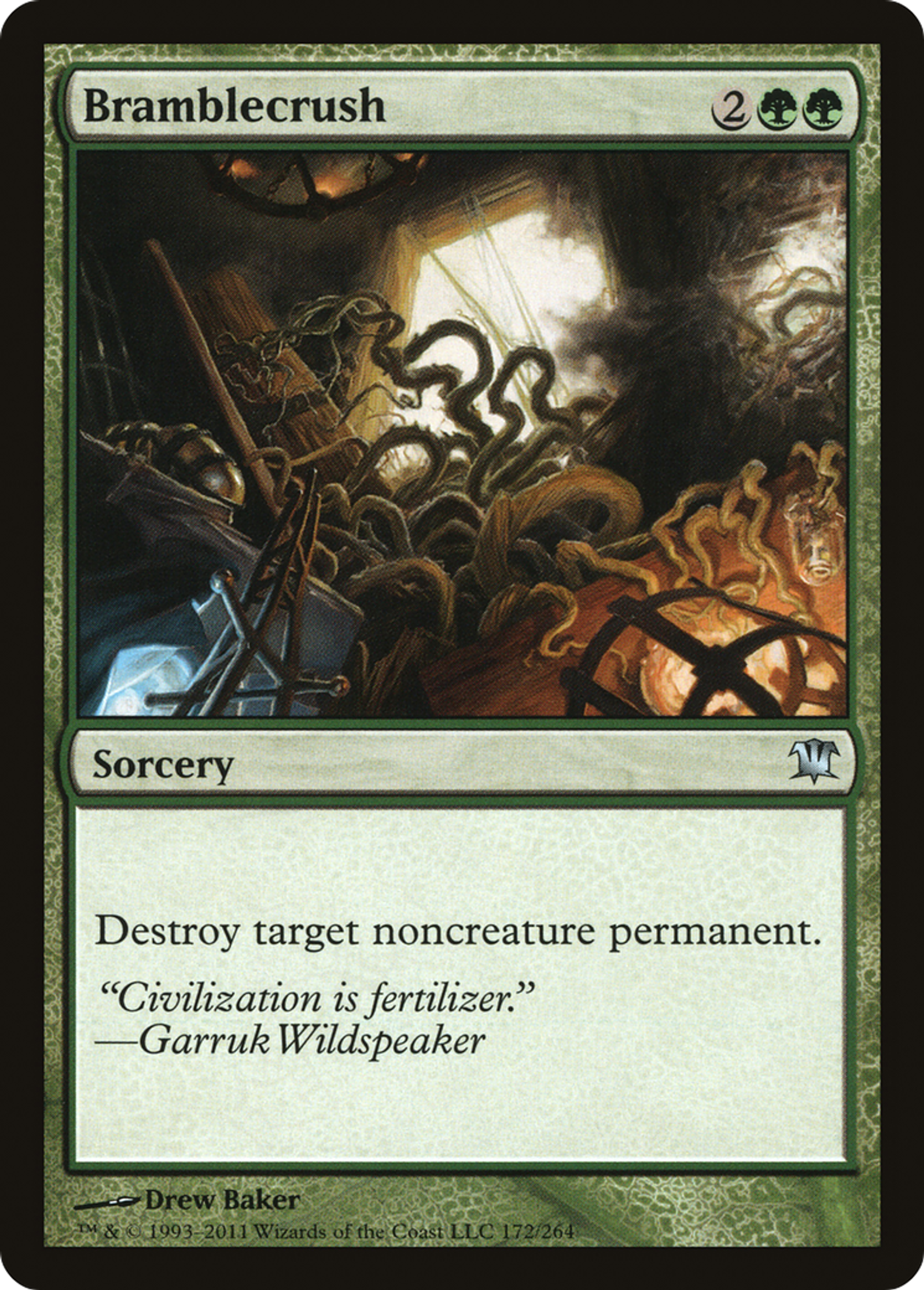 Écrasement de ronces — Innistrad — Magic: The Gathering