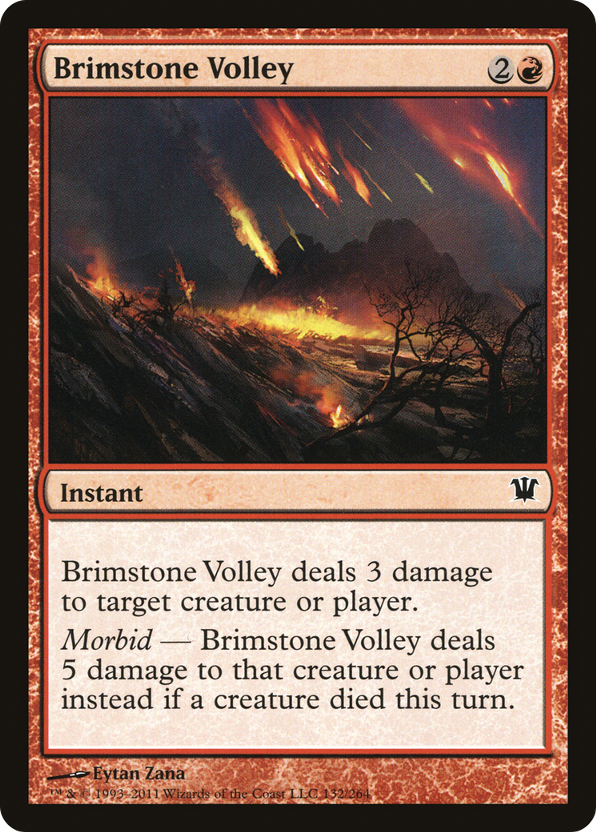 Brimstone Volley — Innistrad — Magic: The Gathering
